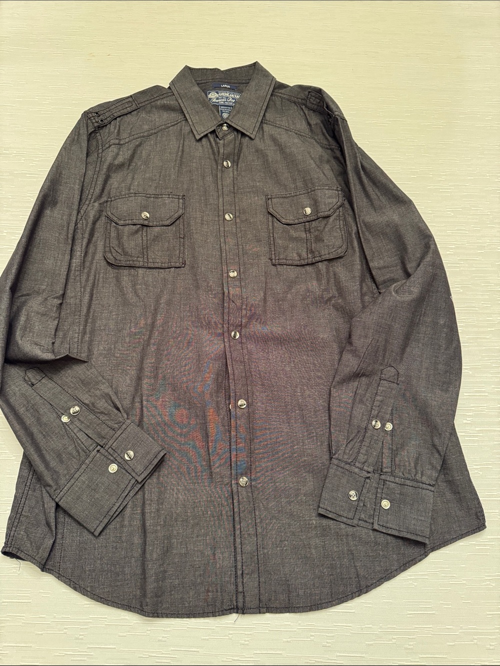 AMERICAN RAG snap button down